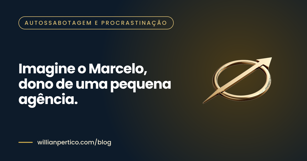 Imagine o Marcelo, dono de uma pequena agência.