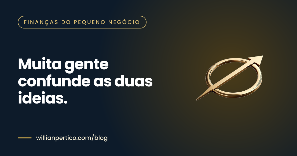 Muita gente confunde as duas ideias.