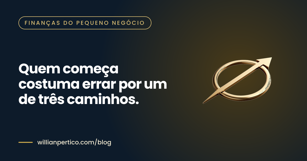 Quem começa costuma errar por um de três caminhos.