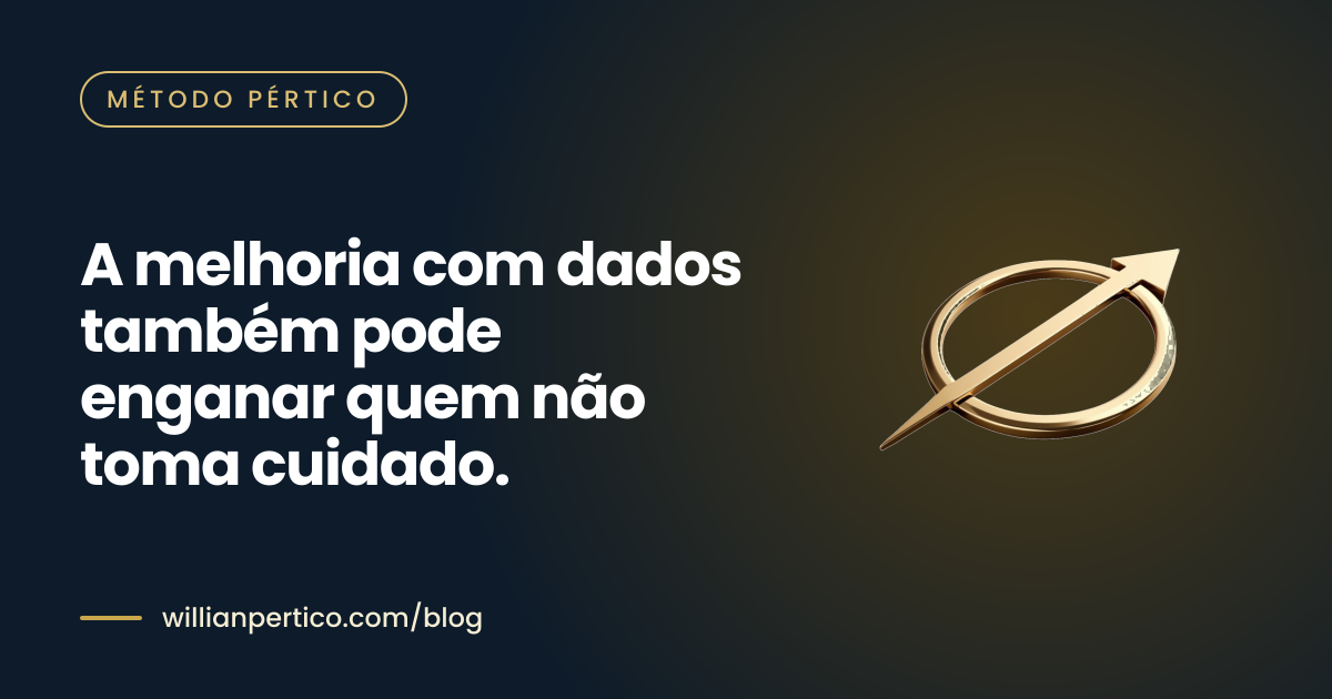 A melhoria com dados também pode enganar quem não toma cuidado.