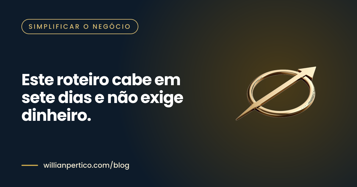 Este roteiro cabe em sete dias e não exige dinheiro.